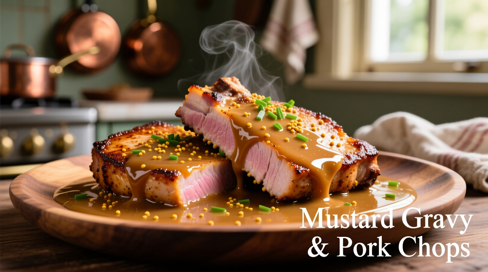 mustard gravy for pork chops