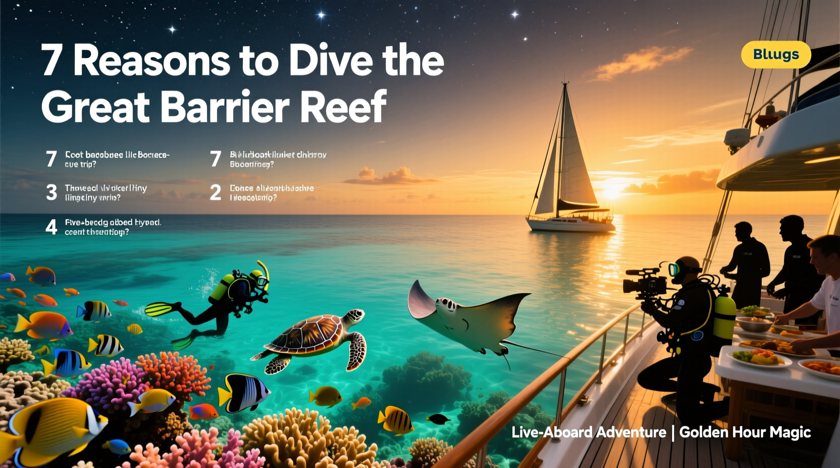 7 Reasons to Book a Live-Aboard Dive Trip to the Great Barrier Reef (Budget Guide)