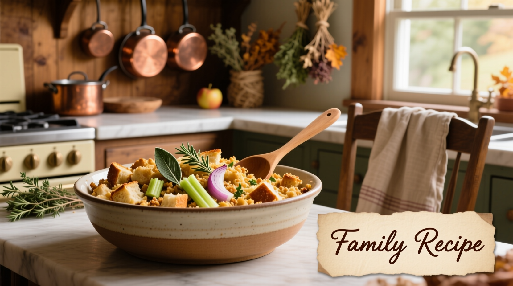 homemade turkey dressing