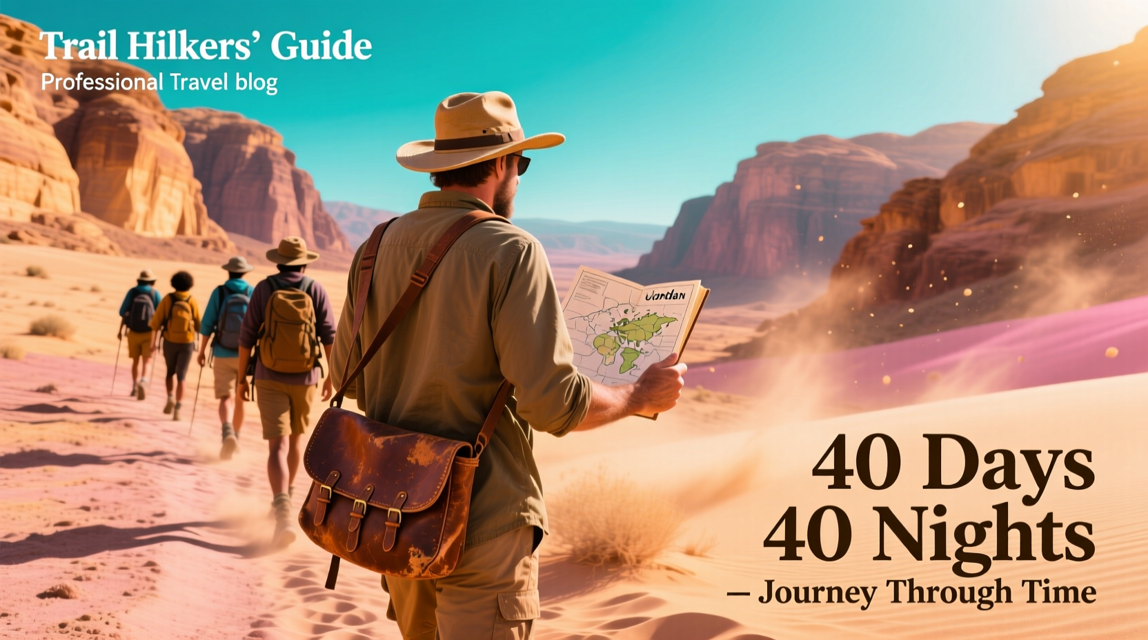 Jordan Trail Hikers Guide: Crossing Country in 40 Days & 40 Nights