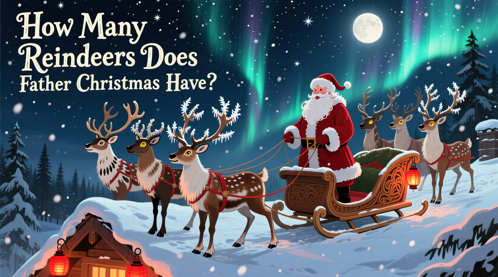 how many reindeers does father christmas have