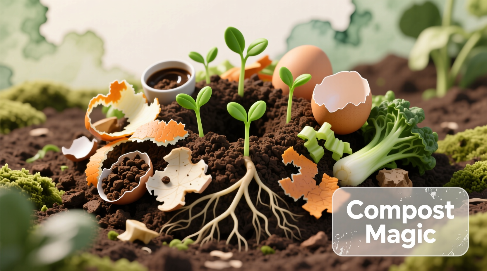 Kitchen scraps transformed into plant nutrients