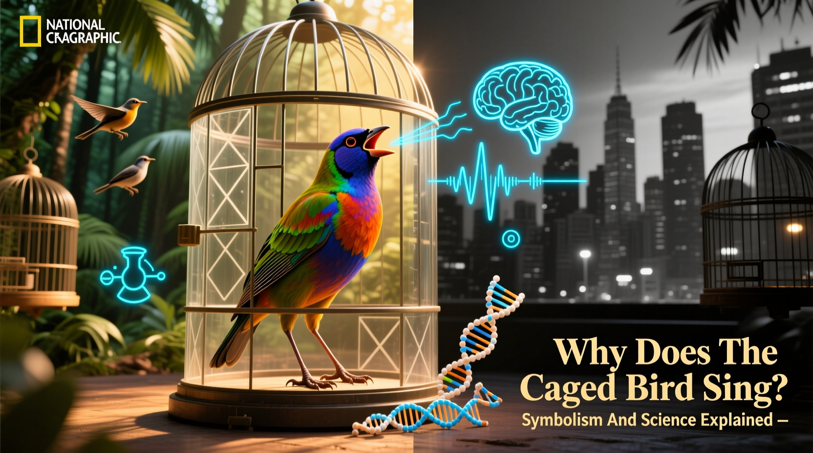 why does the caged bird sing