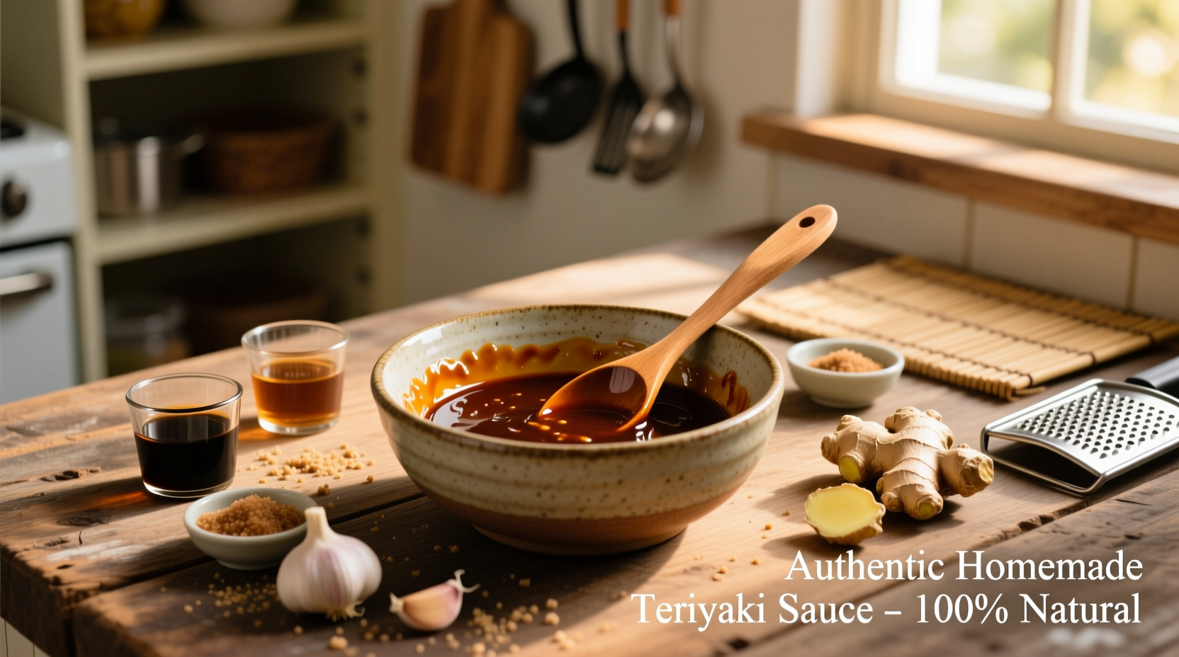 homemade teriyaki sauce