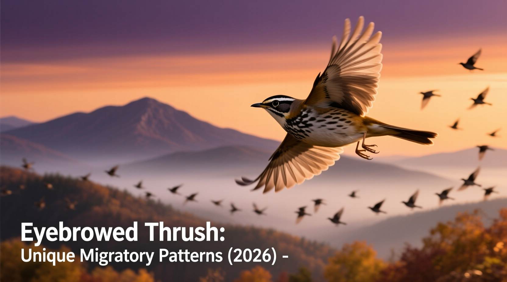 Eyebrowed Thrush: Unique Migratory Patterns (2026)
