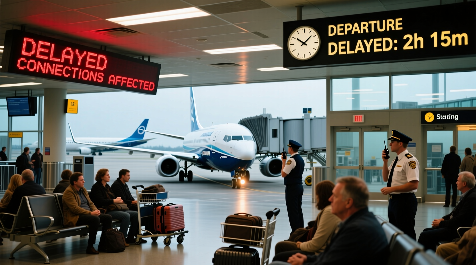 Delays, Wait Times & Airport Boeing Flights: Transport Guide