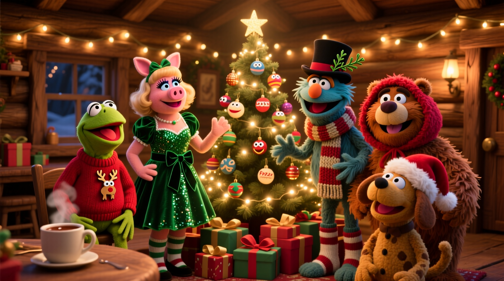 a muppet family christmas cast