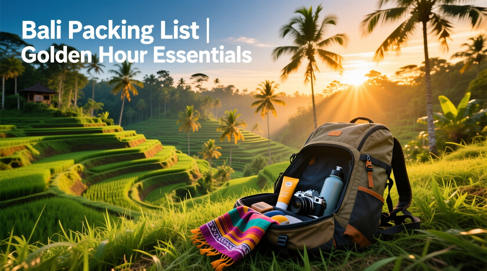 Bali Packing List Guide: What to Bring (and Skip) on a Budget Trip