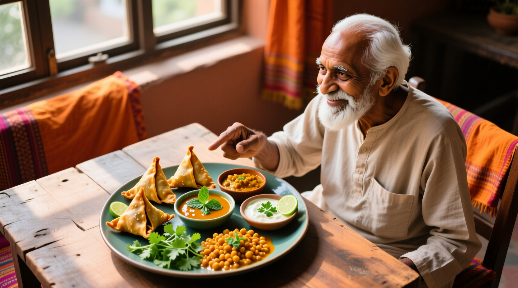 Conversations with the Great-Grandson of Gandhi: Culinary Travel Guide