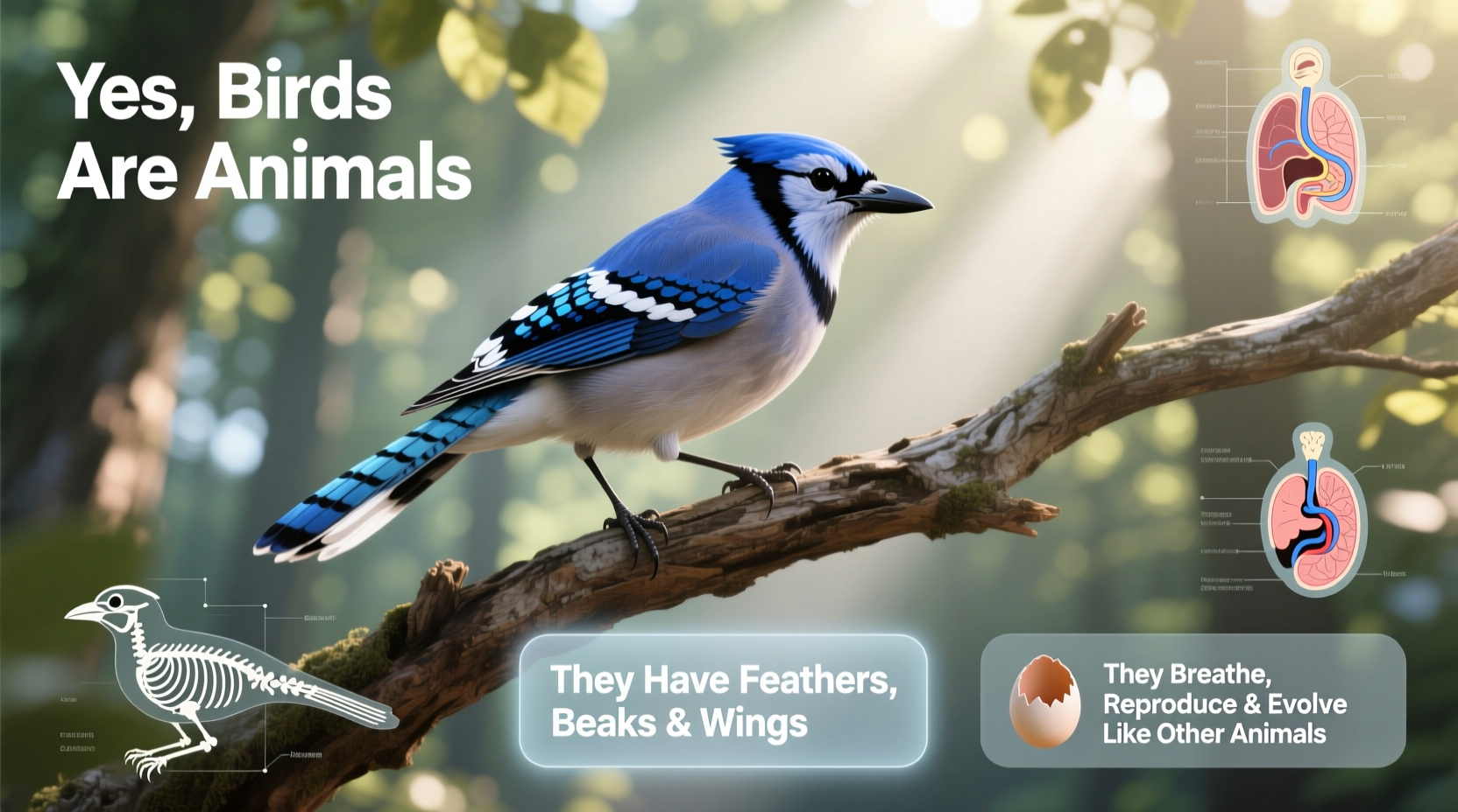 are birds considered animals