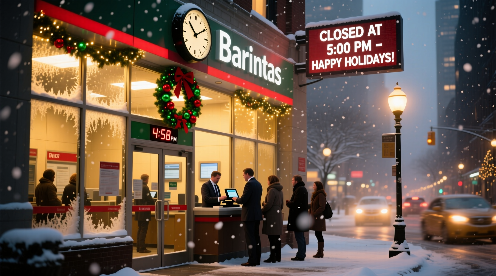 are banks closed christmas eve