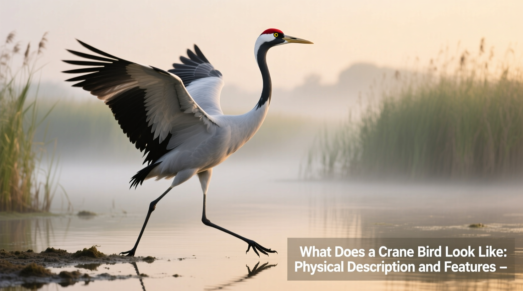 what does a crane bird look like