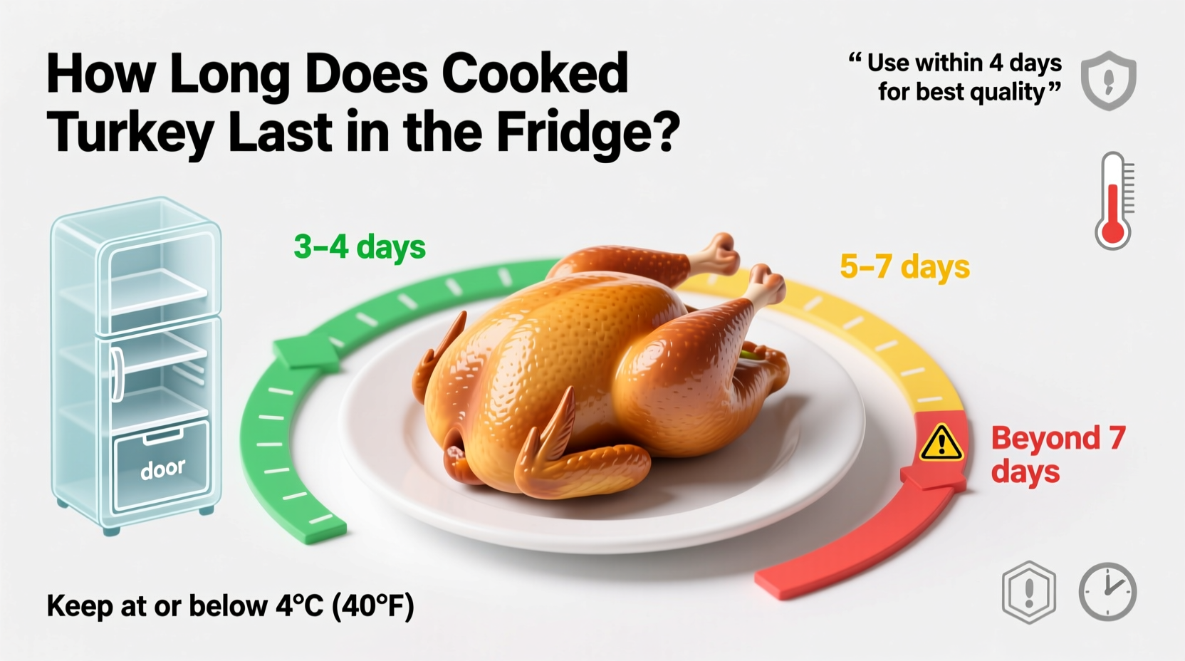 How Long Will Turkey Keep In The Fridge