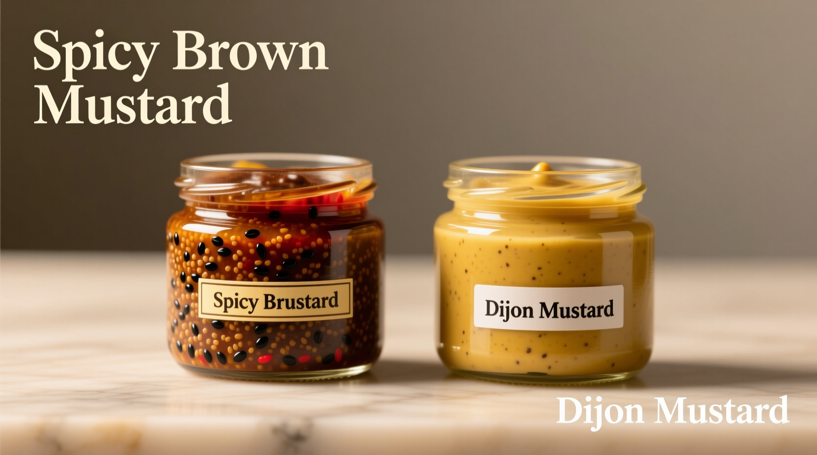 spicy brown mustard vs dijon mustard