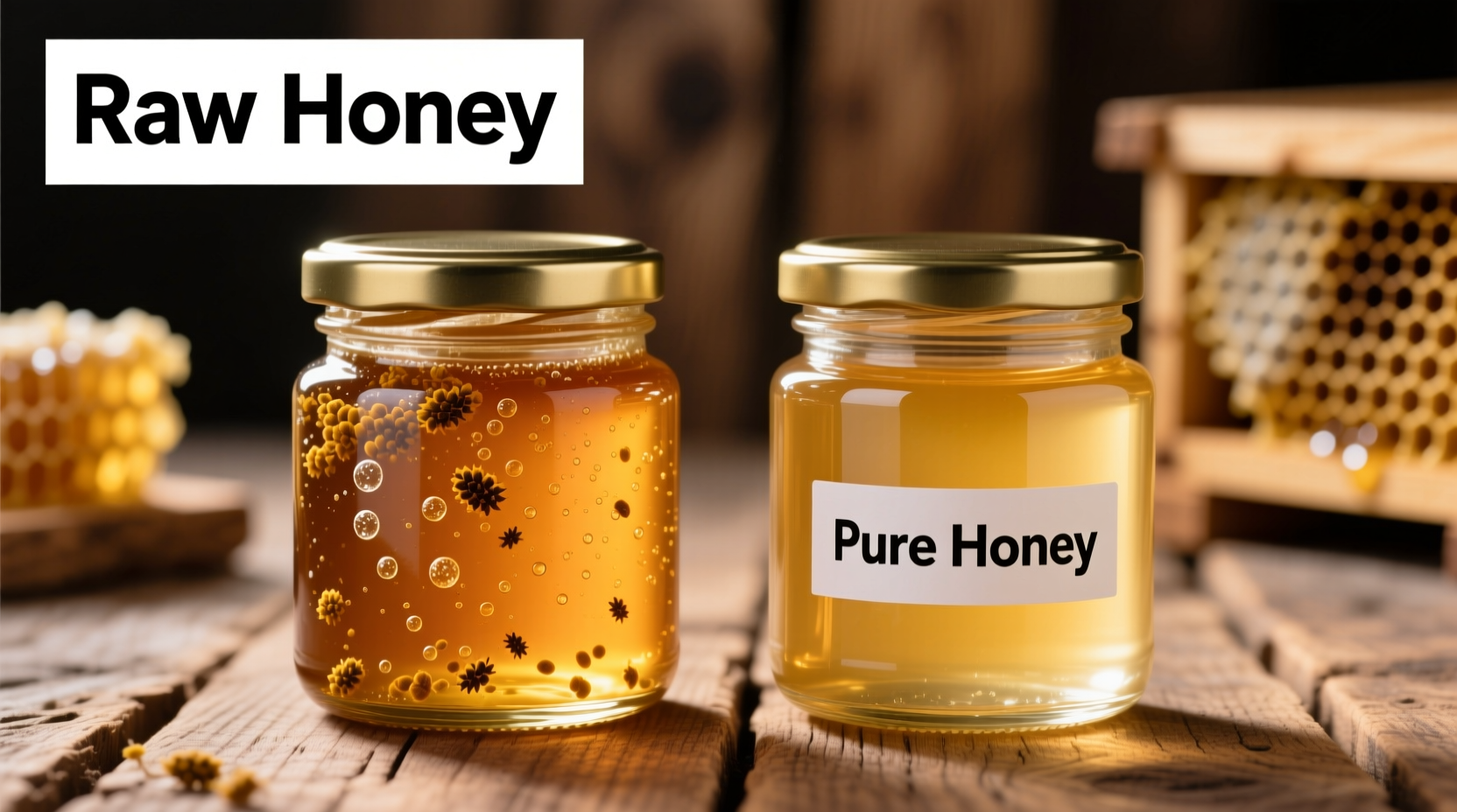 raw honey vs pure honey