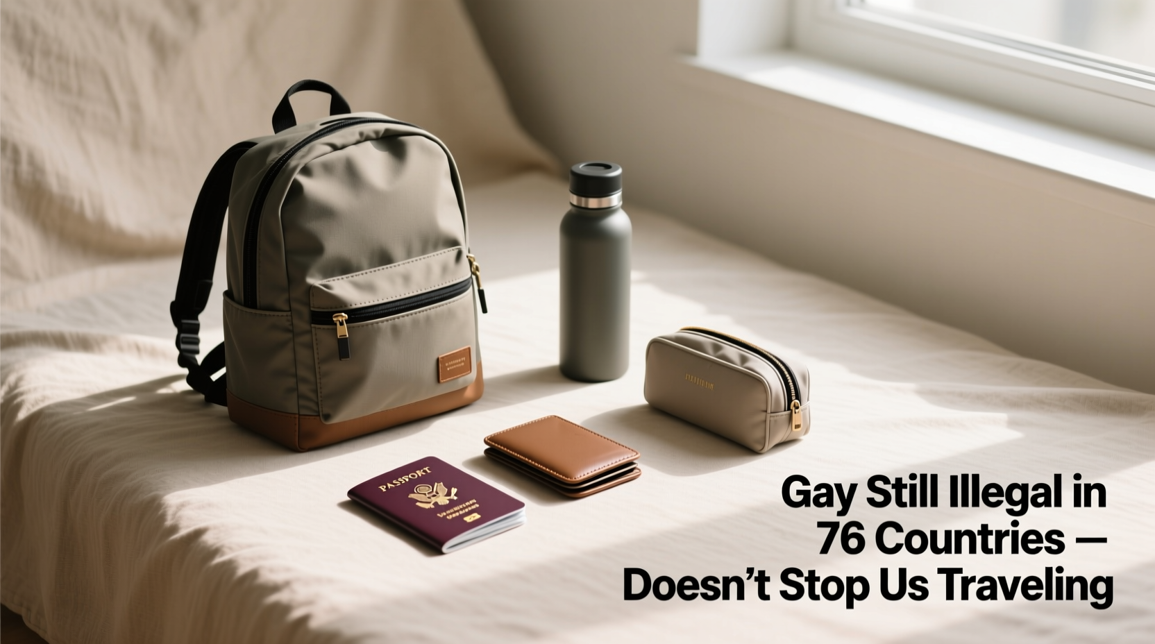 Gay-Still-Illegal-76-Countries-Doesnt-Stop-Us-Traveling: Gear & Packing Guide