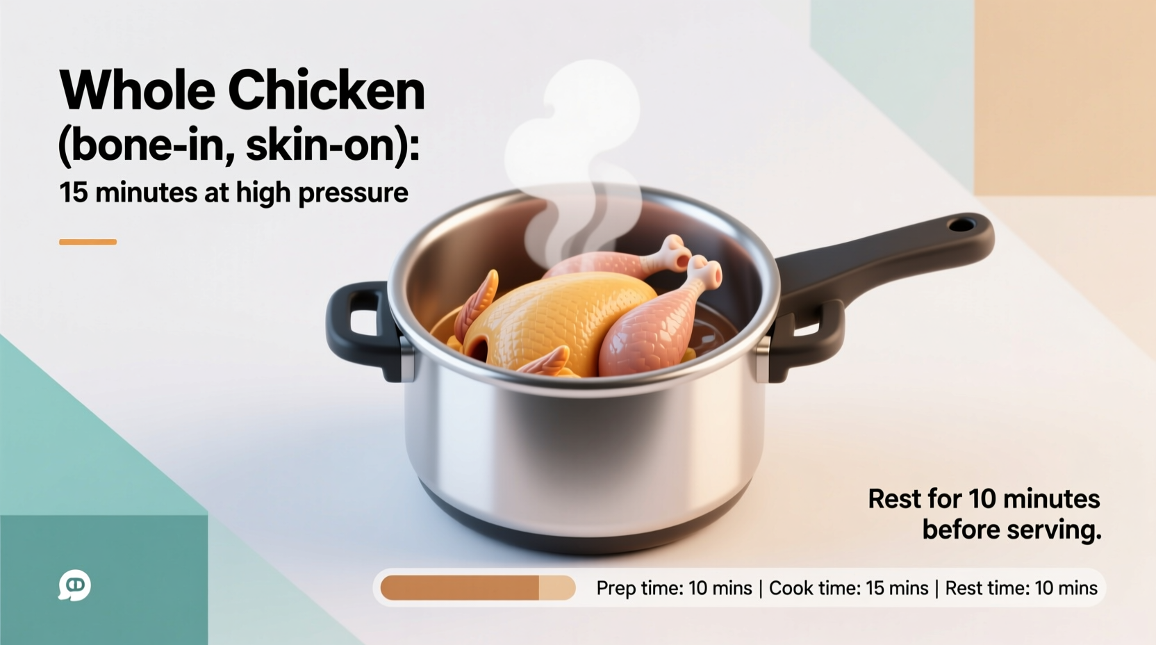 how long to pressure cook chicken