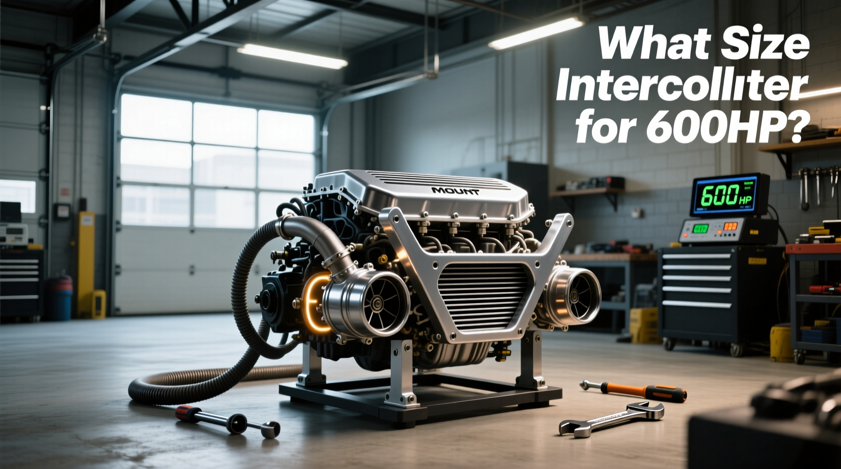 How to Choose v mount intercooler kit,What size intercooler for 600hp?