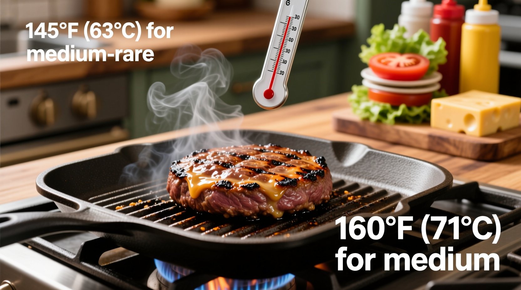 Perfect Burger Temperature Guide: Safe Cooking at 160°F
