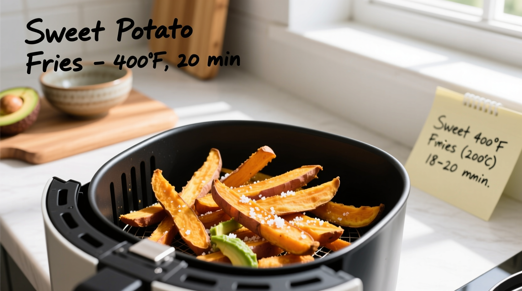 Perfect Air Fryer Sweet Potato Fries: 15-20 Minutes at 400°F