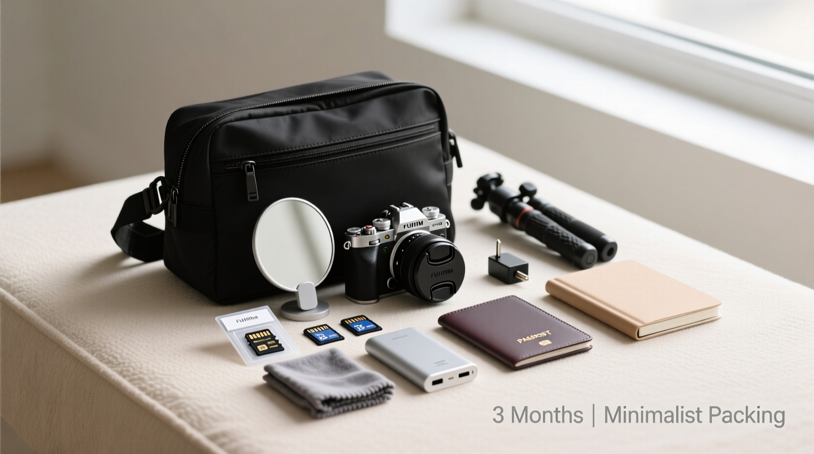 What Photographers Pack in a Minimalist Bag for 3 Months: A Realistic Guide