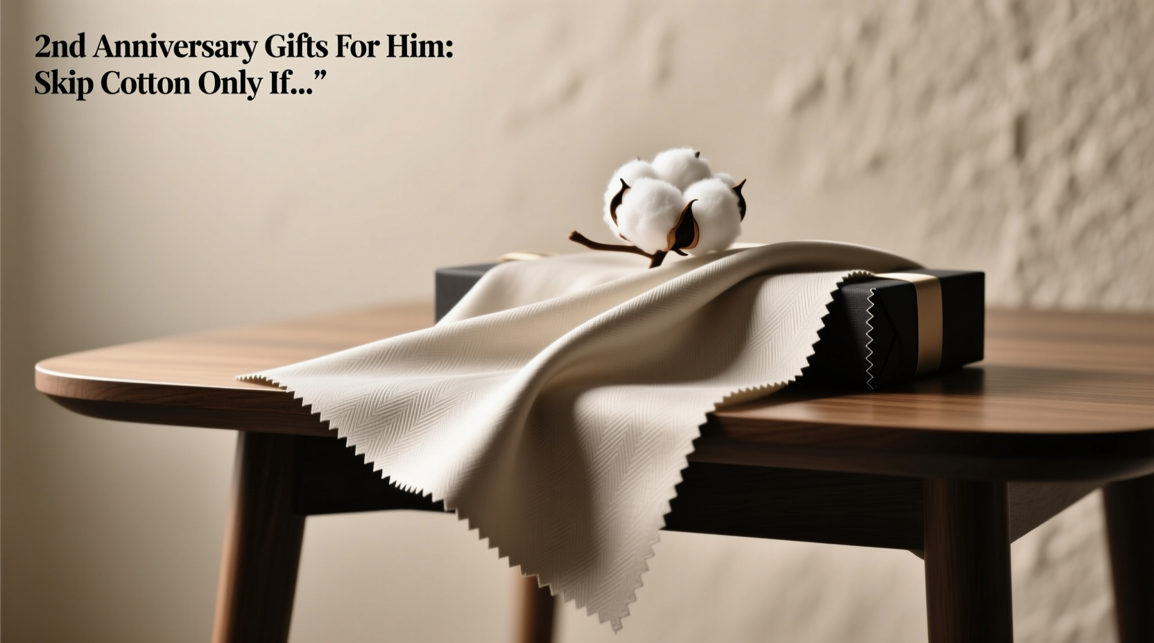 2nd Anniversary Gifts for Him: Skip Cotton Only If...