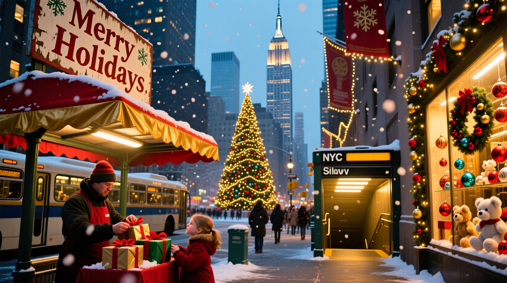 when does nyc start decorating for christmas