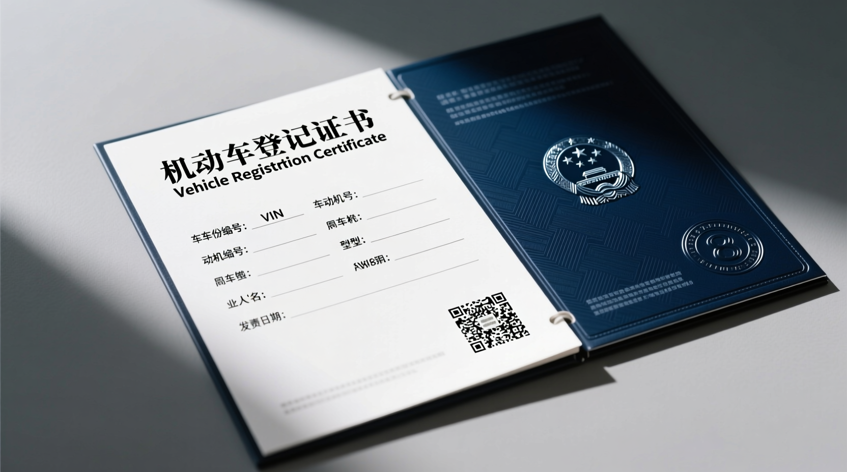 how does car registration look like