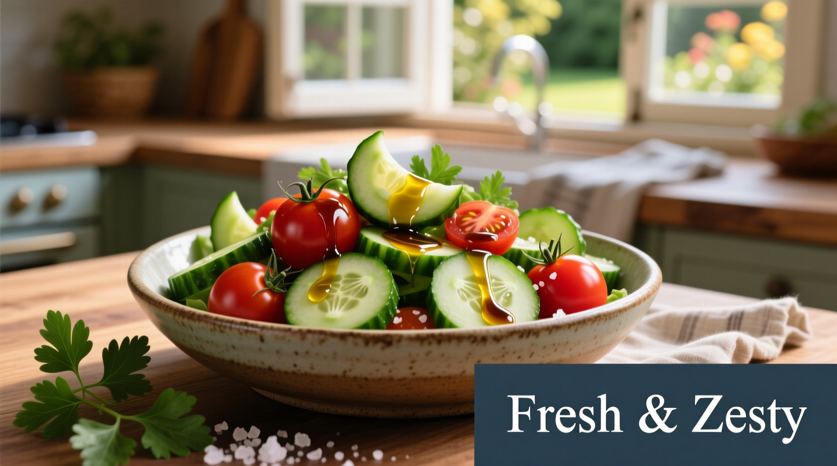 cucumber tomato salad dressing