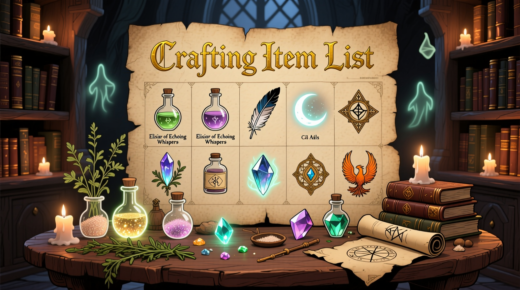 fantasy life i crafting item list