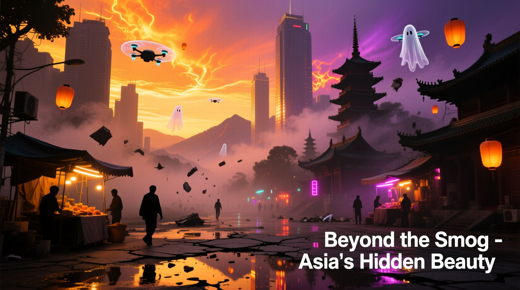 Surreal Scenes Hyper-Polluted Skies Asia: Budget Travel Guide