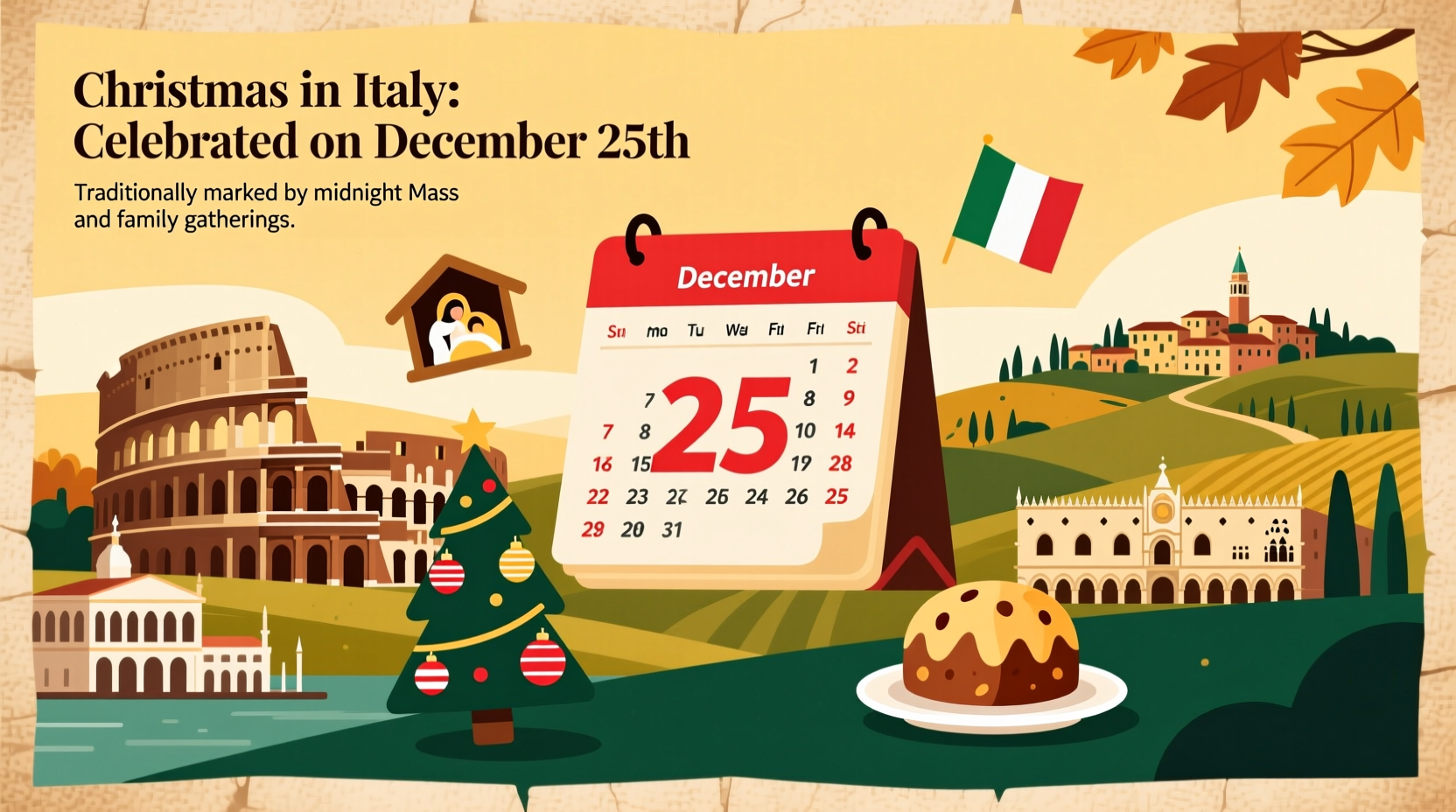 when is christmas celebrated in italy