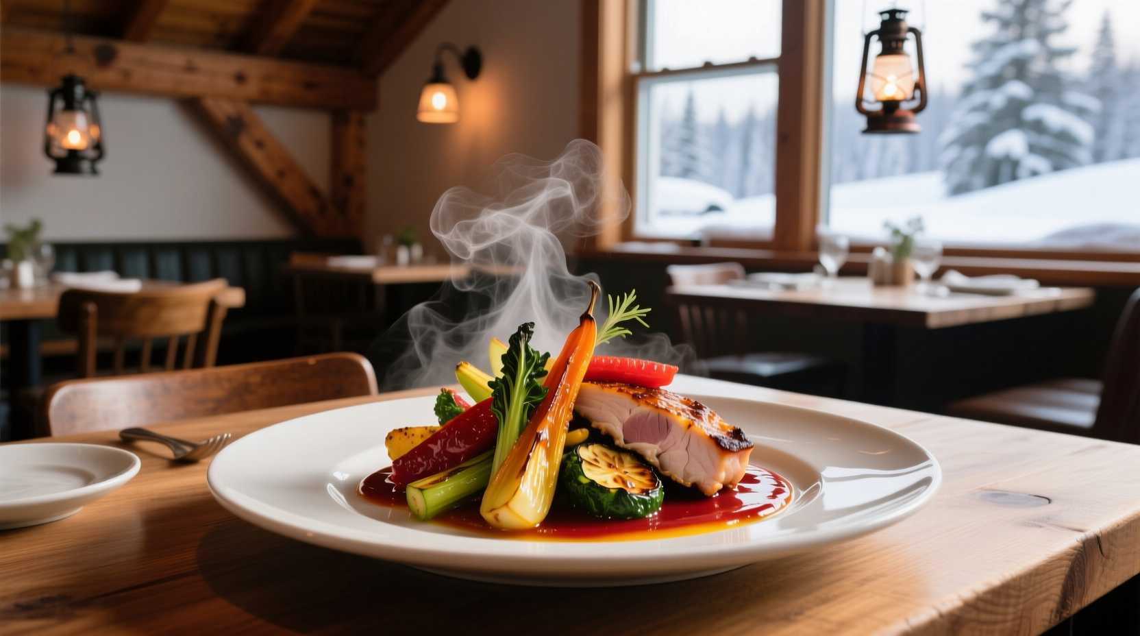 Frozen Cozy Evening Raw Churchill Canada Restaurant Guide