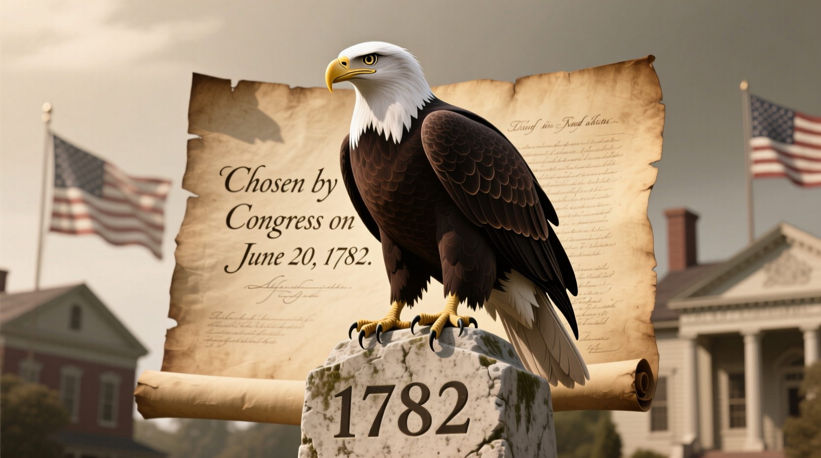 when was the bald eagle chosen as the national bird