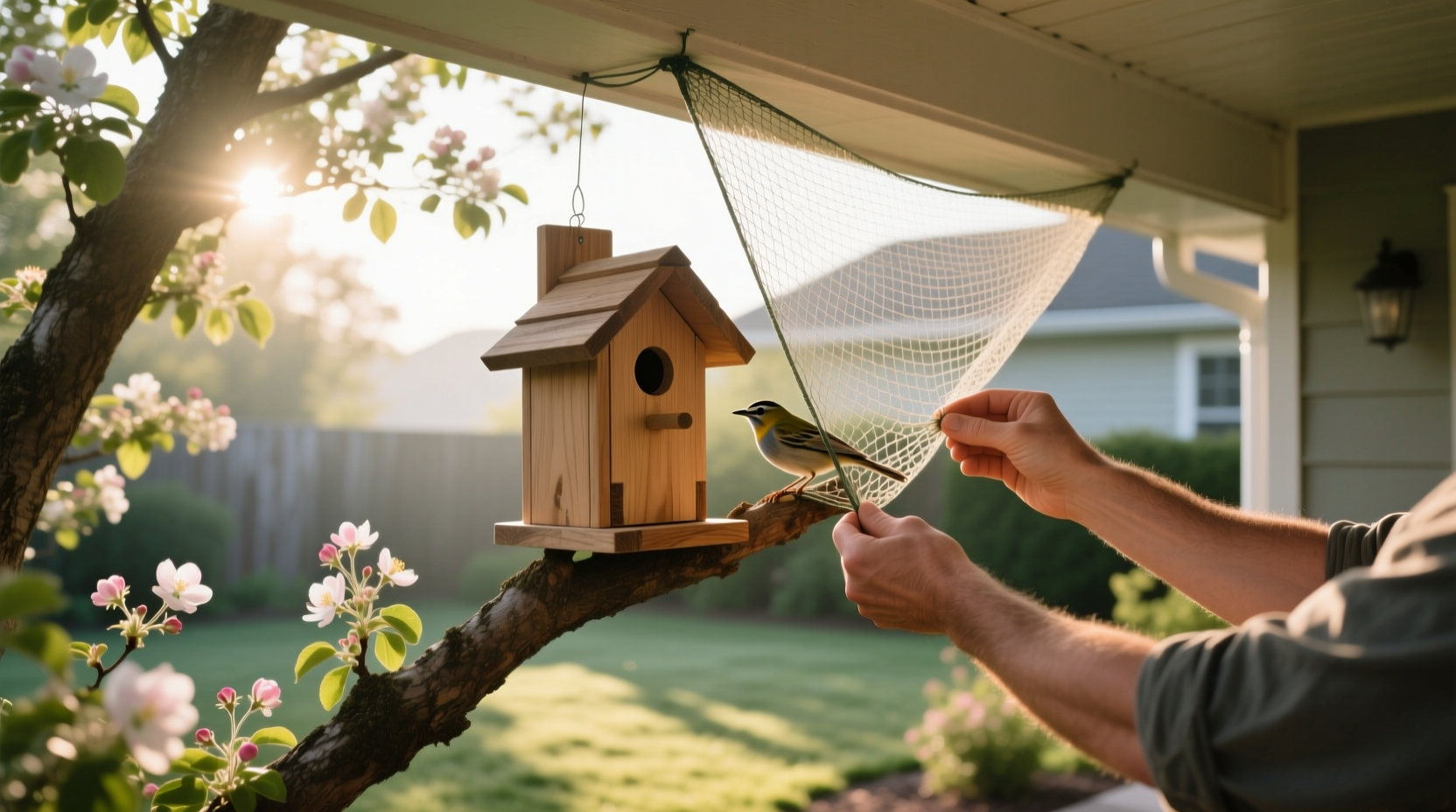 how to stop birds from building a nest