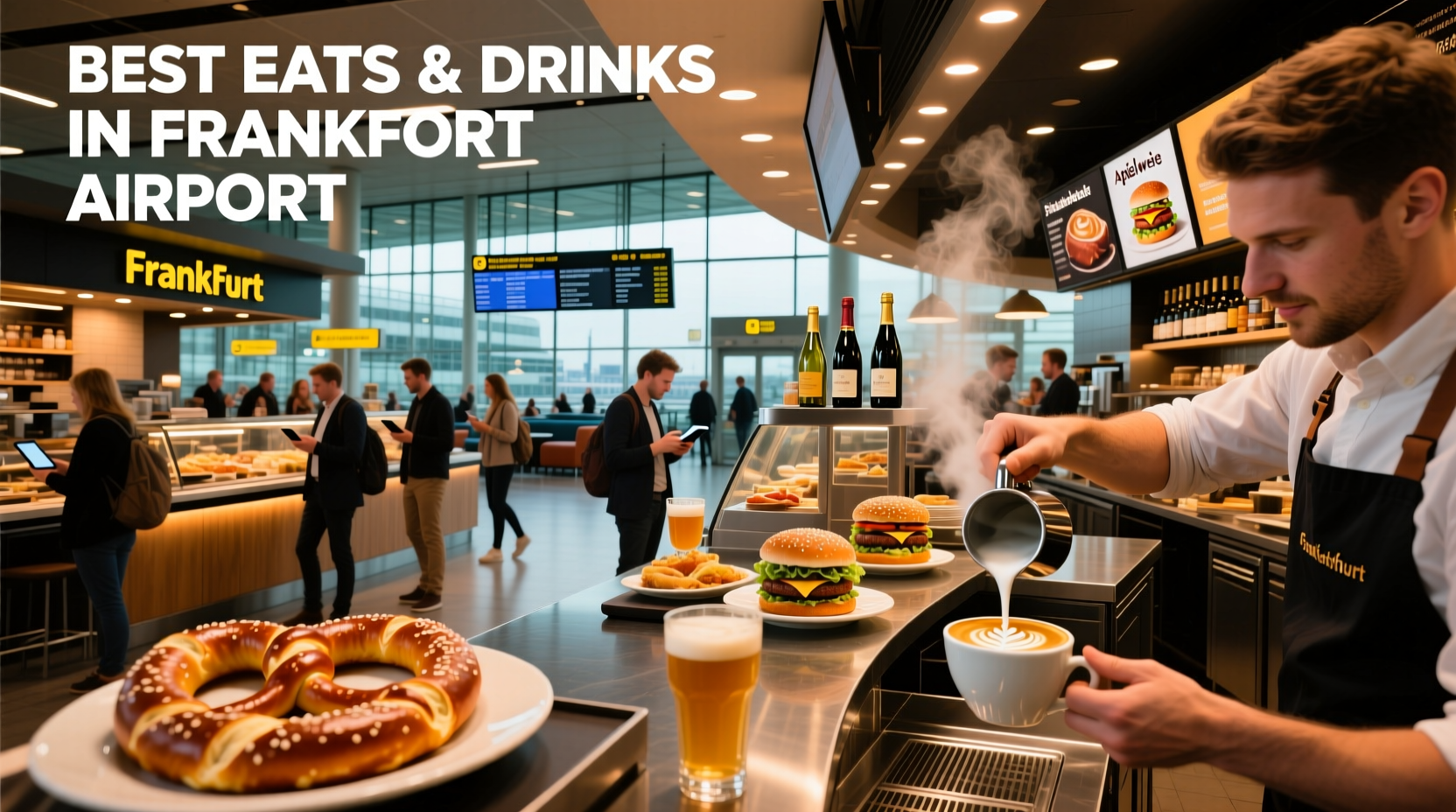 How to Get to Best Places to Eat & Drink Near Frankfurt Airport