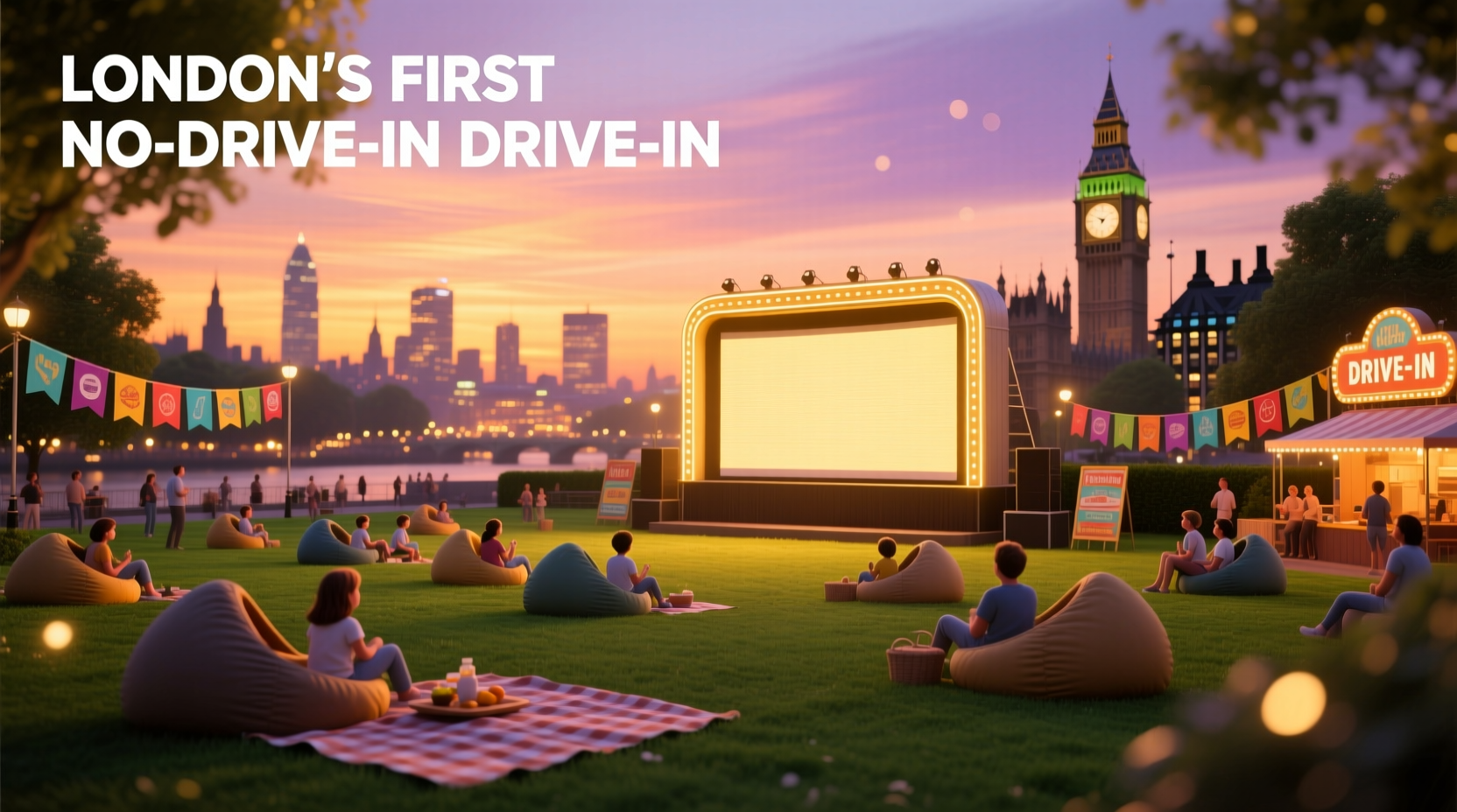 London’s First No-Drive-In Drive-In Theater: Budget Traveler’s Guide