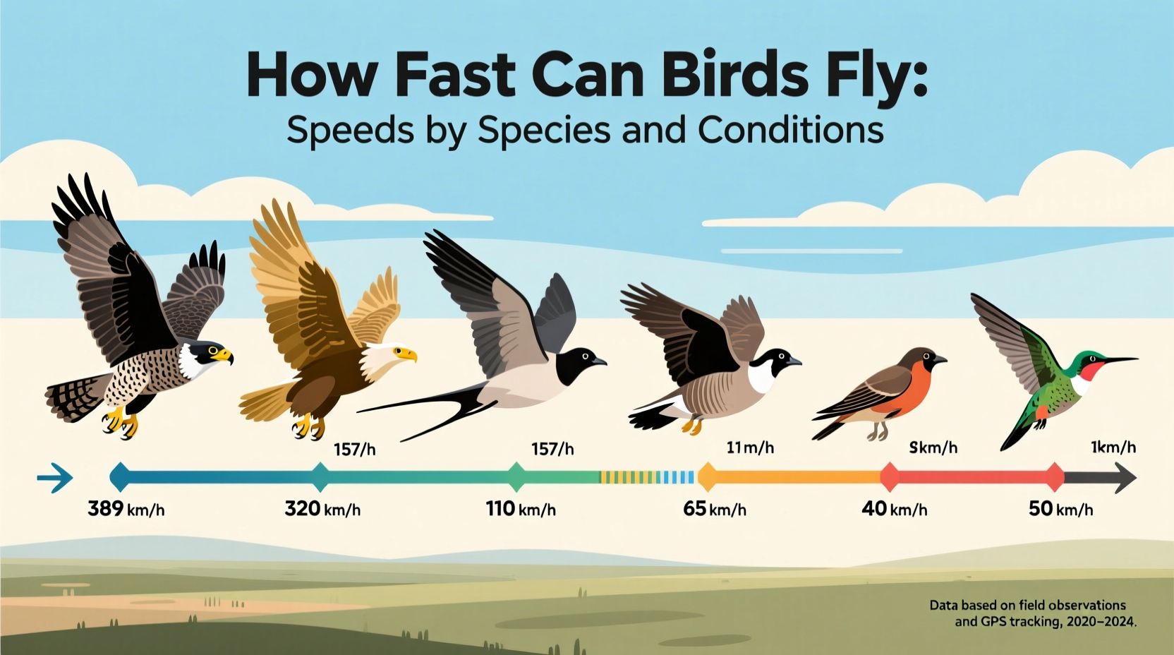 how fast can birds fly