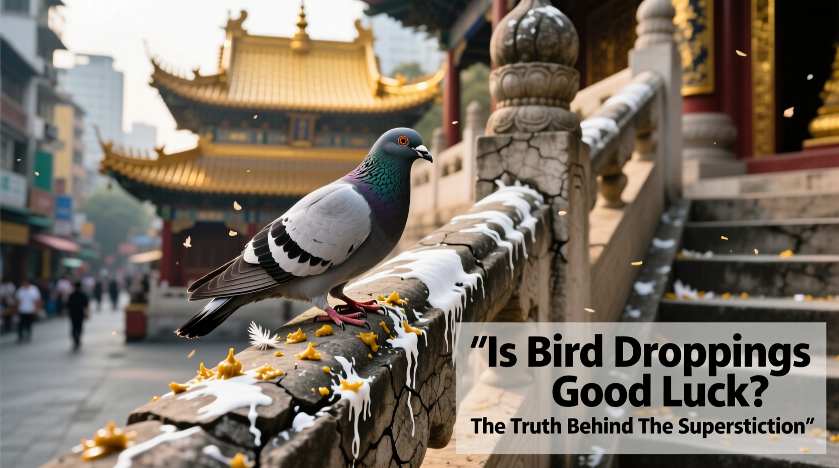 is bird droppings good luck