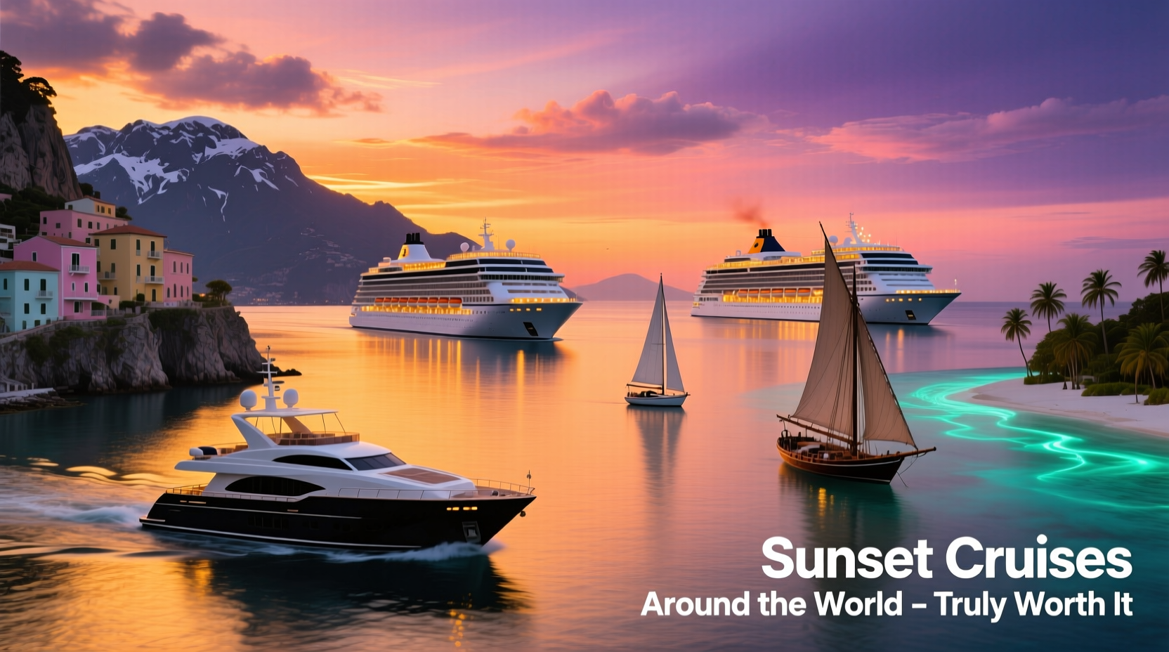 5 Sunset Cruises Around the World Actually Worth It: Transport & Logistics Guide