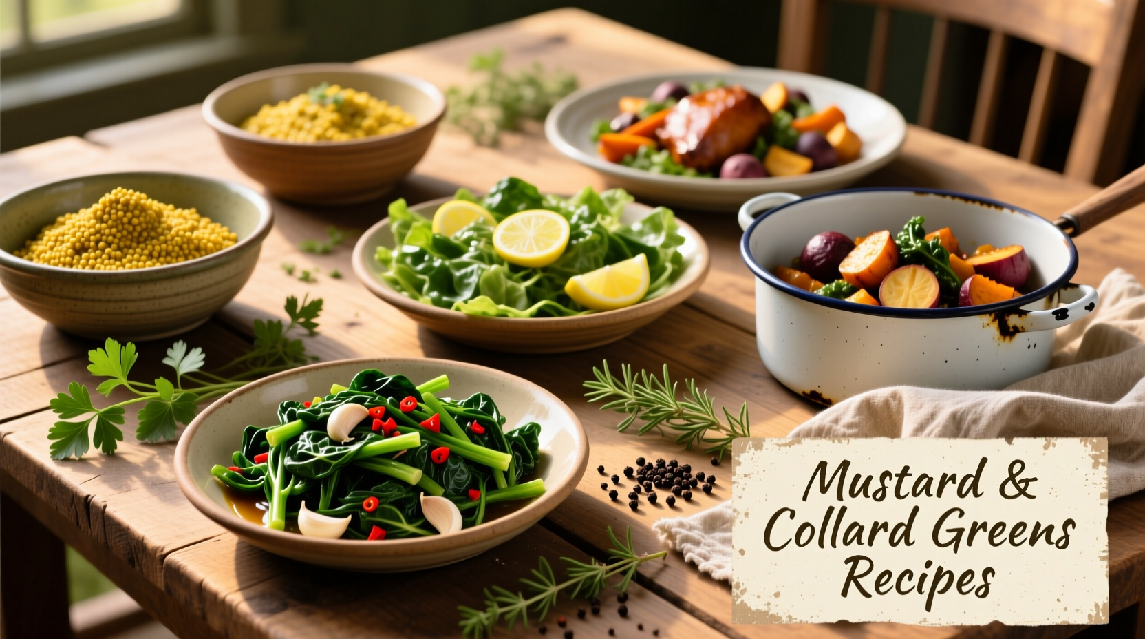 4 Mustard & Collard Greens Recipes: Southern Classics & Modern Twists