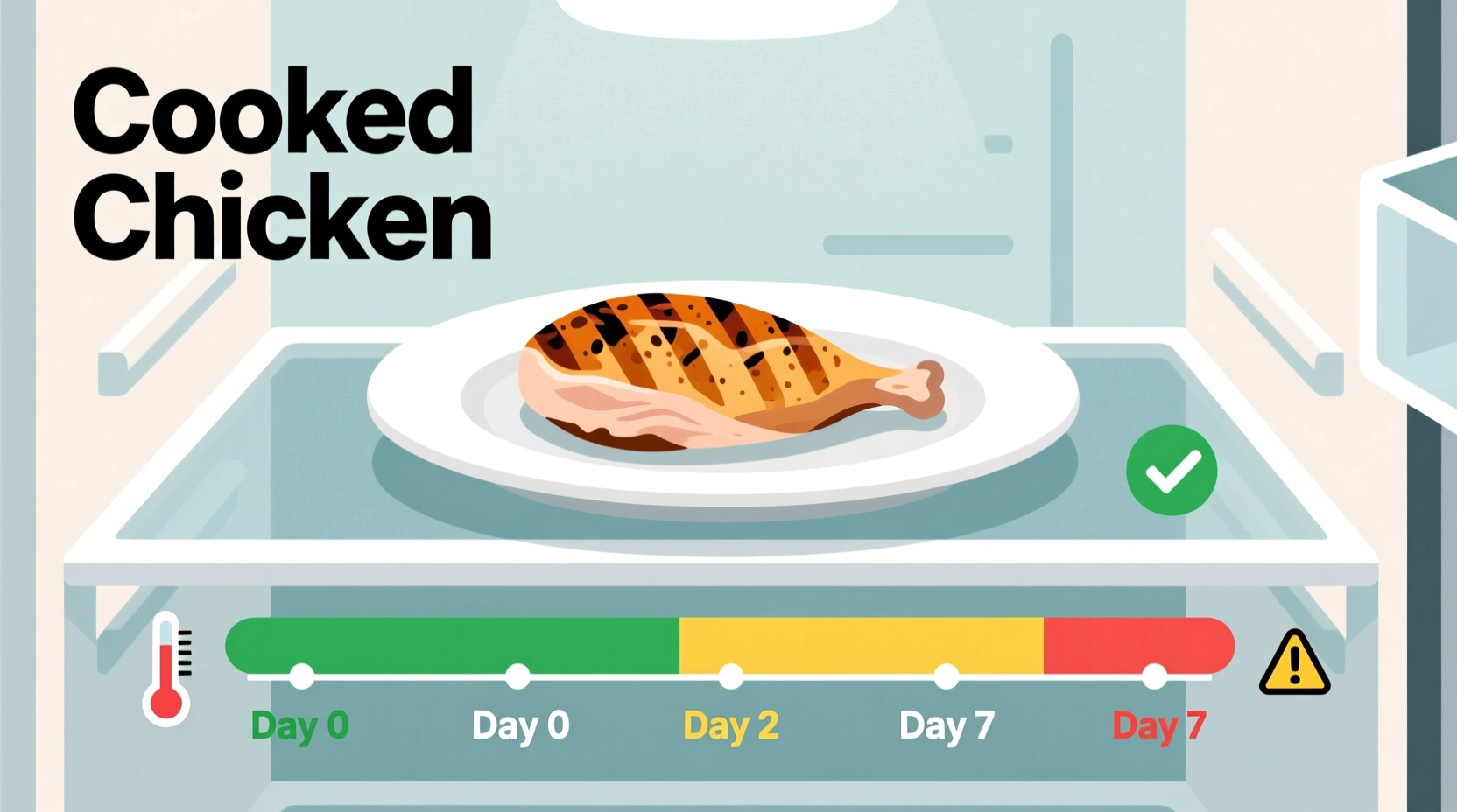 How Long Is Cooked Chicken Good in Fridge: 3-4 Day Safety Guide