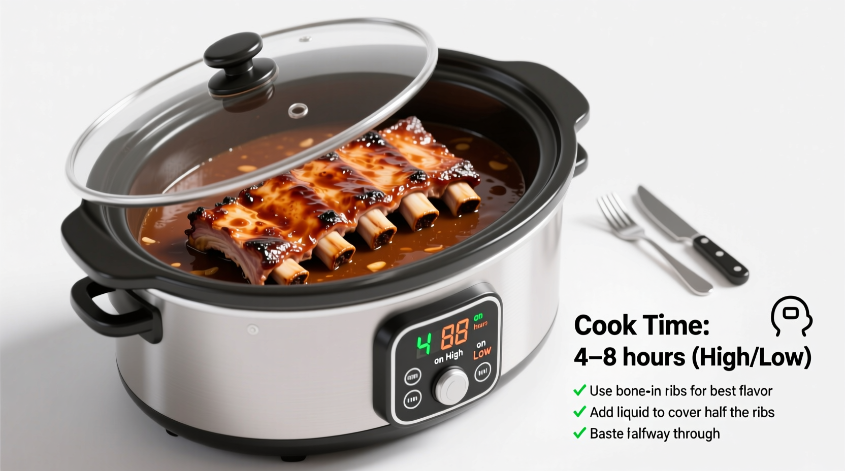 how long to cook ribs in slow cooker