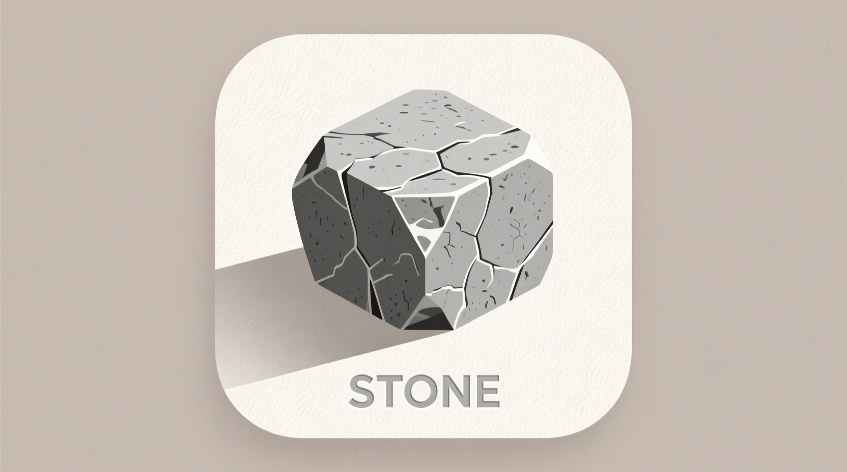 Stone block icon