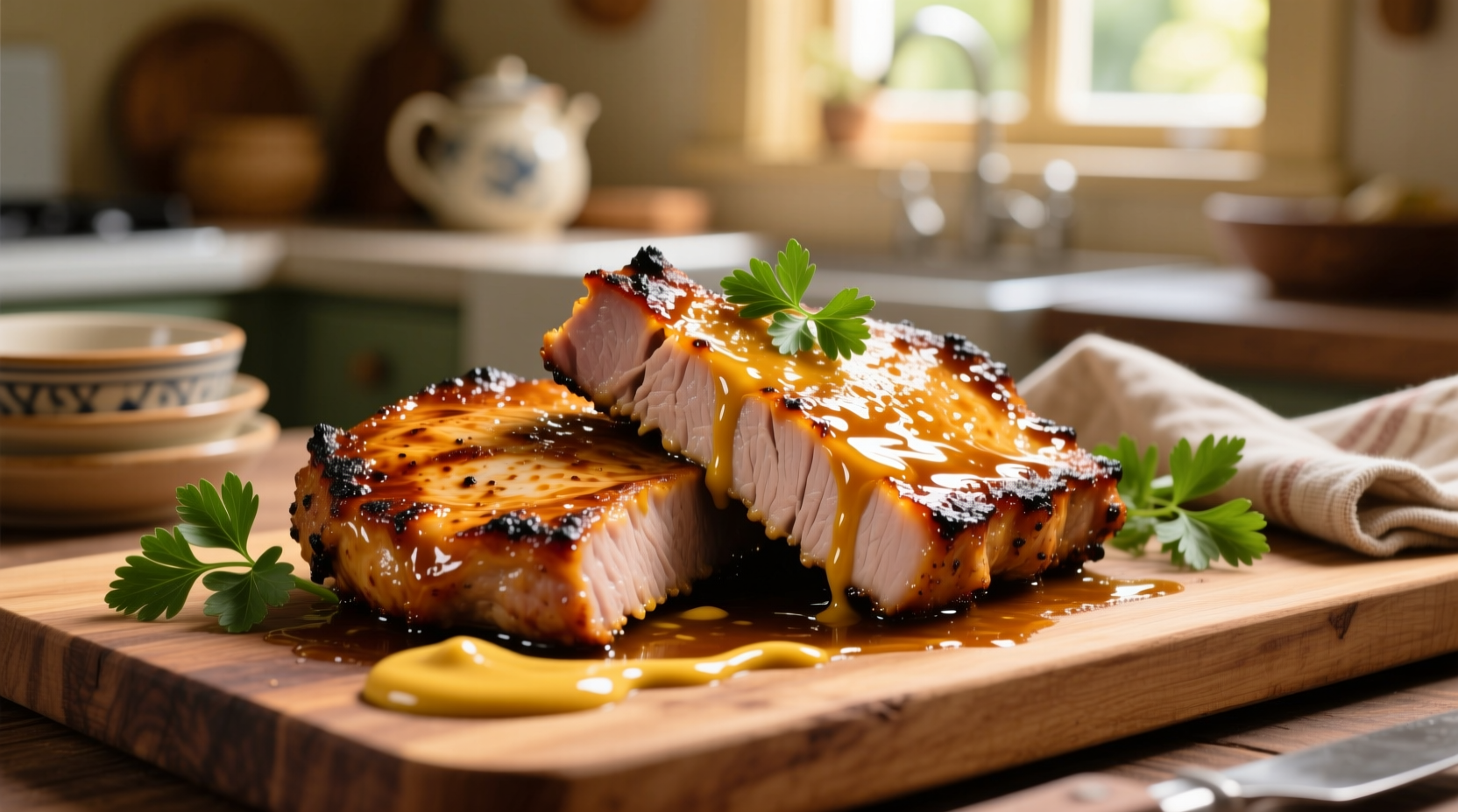 Perfect Honey Mustard Pork Chops Recipe in 20 Minutes