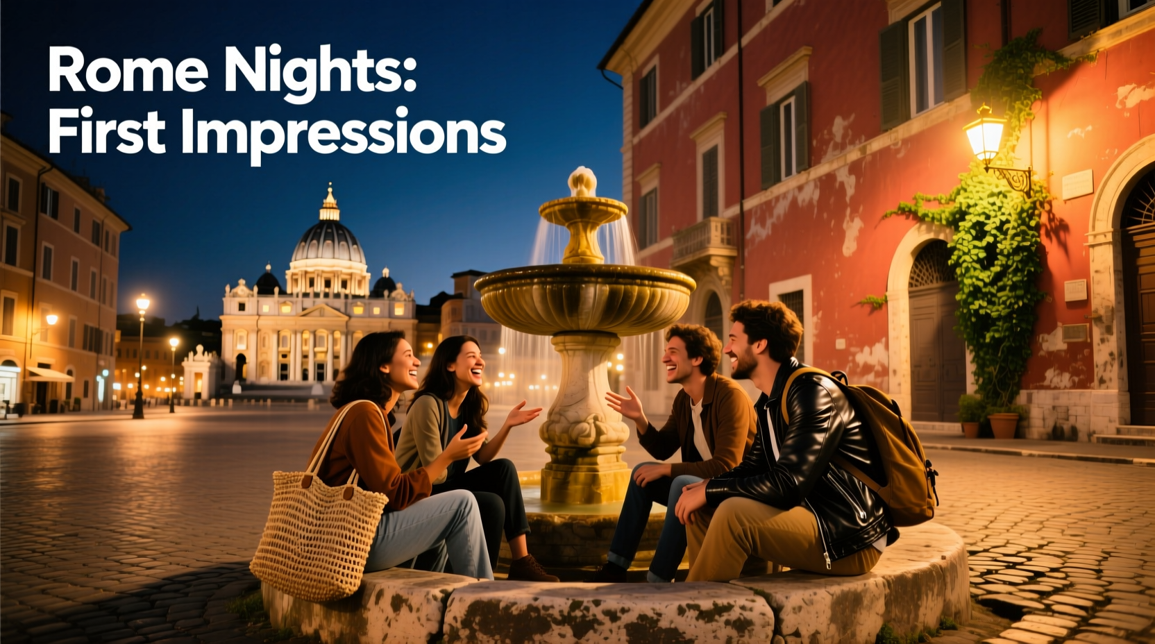 Dialogue of 5 Travelers on Their First Night in Rome Script: A Practical Guide