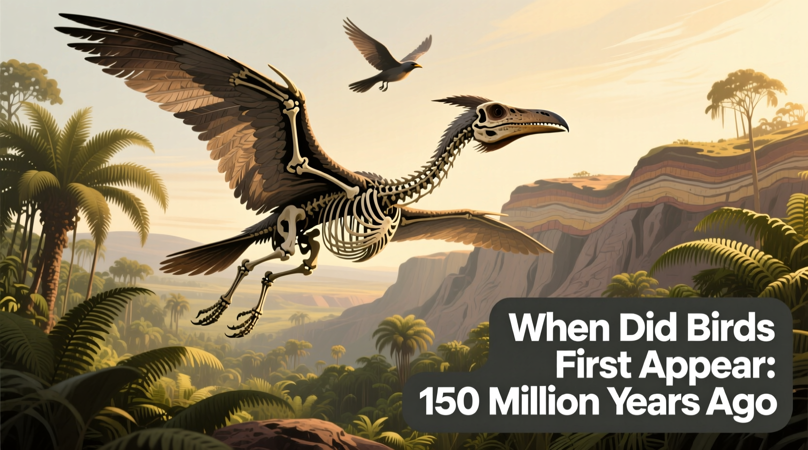 when did birds first appear