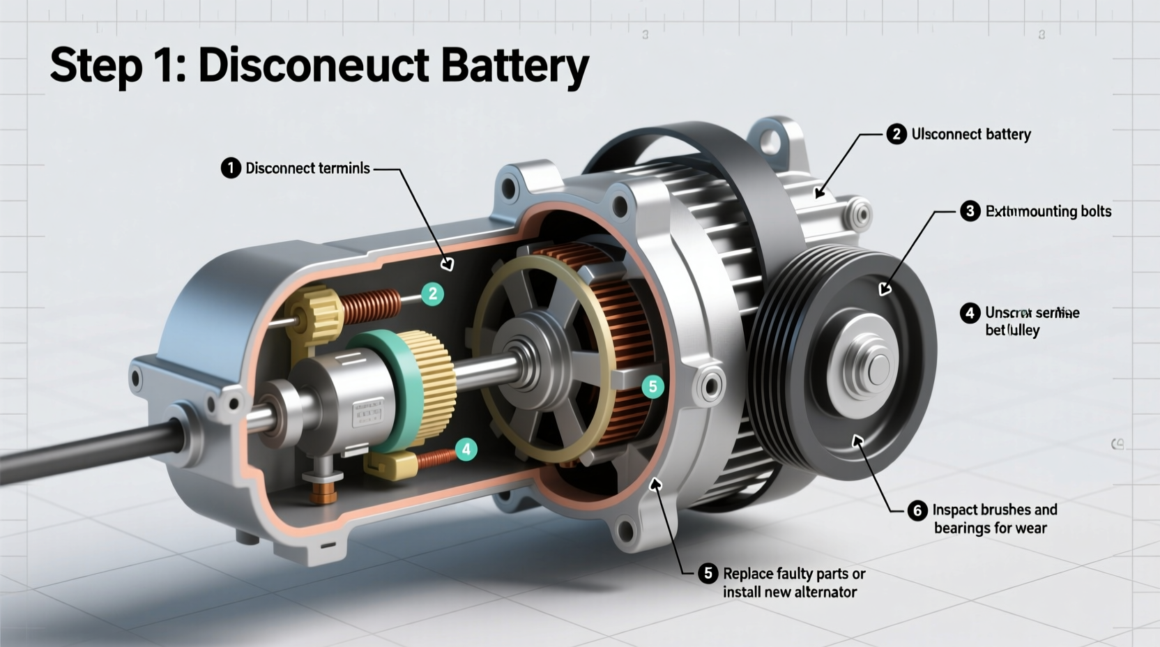 how to repair car alternator