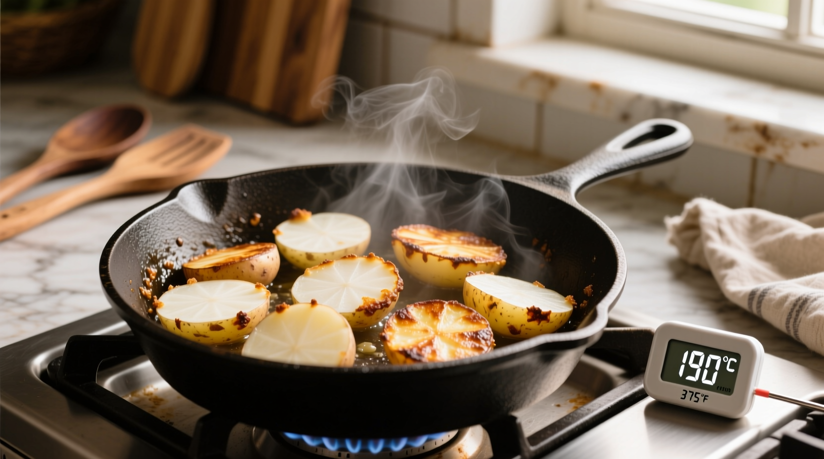 what temperature to cook potatoes