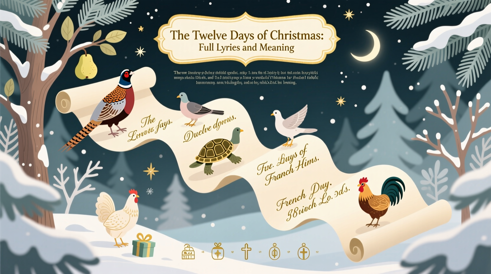 what are the words to the twelve days of christmas